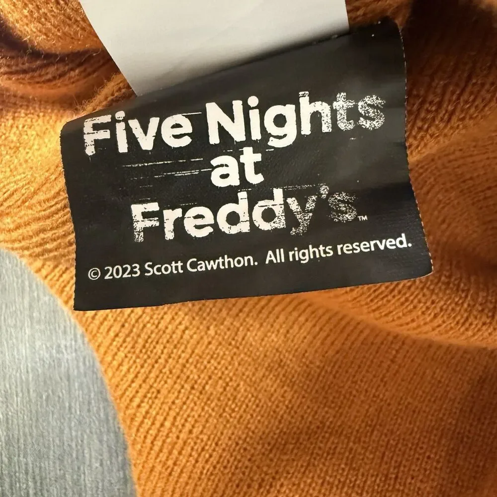 Five Nights At Freddy's FNAF Freddy Fazbear Braided Tassel Beanie Laplander Hat - Picture 7 of 7